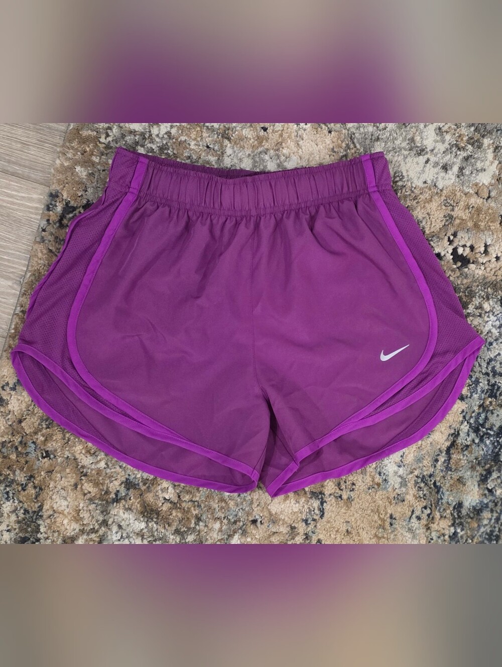 Nike Purple Women's Tempo Running Shorts (Size small)